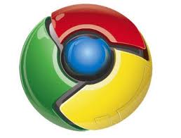 the google chrome browser logo in 3d