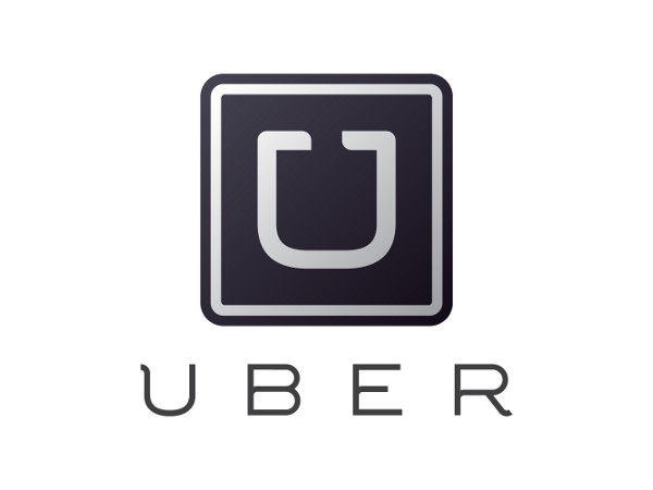 Uber logo black and white with grey