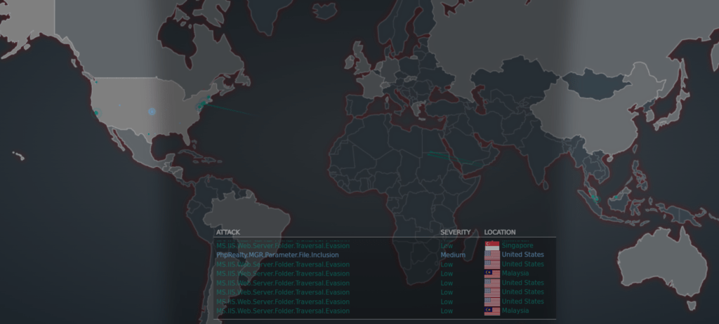 Cyber attack map live